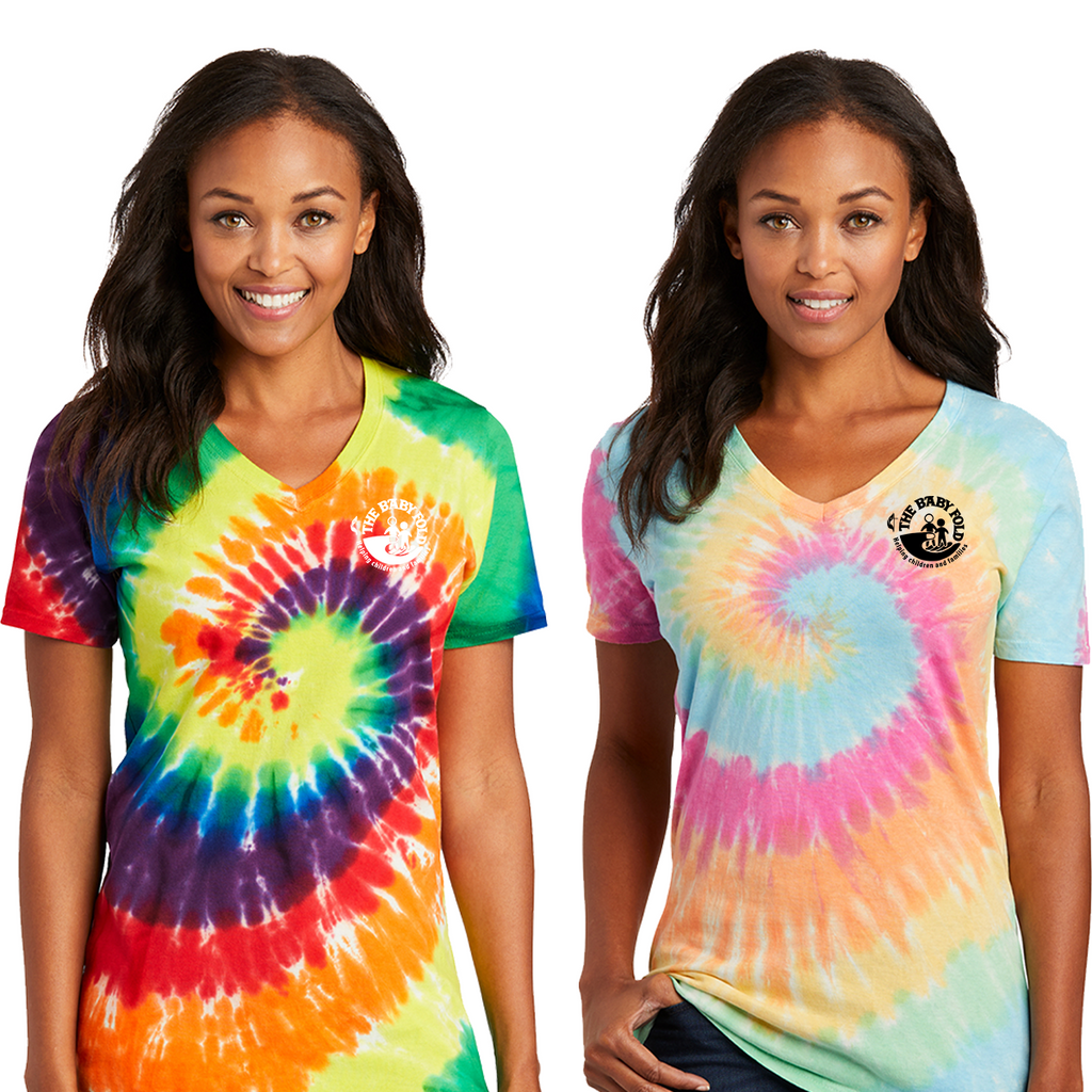 Baby Fold - Ladies Tie-Dye V-Neck
