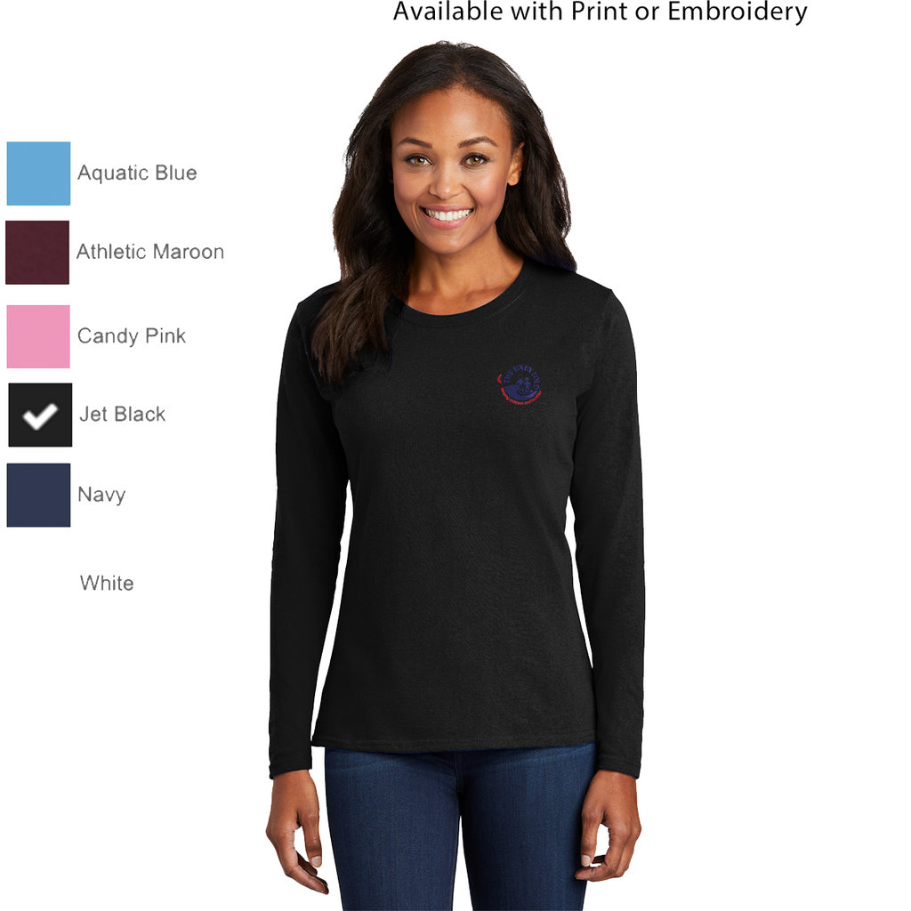 Baby Fold - Ladies Long Sleeve Cotton Tee