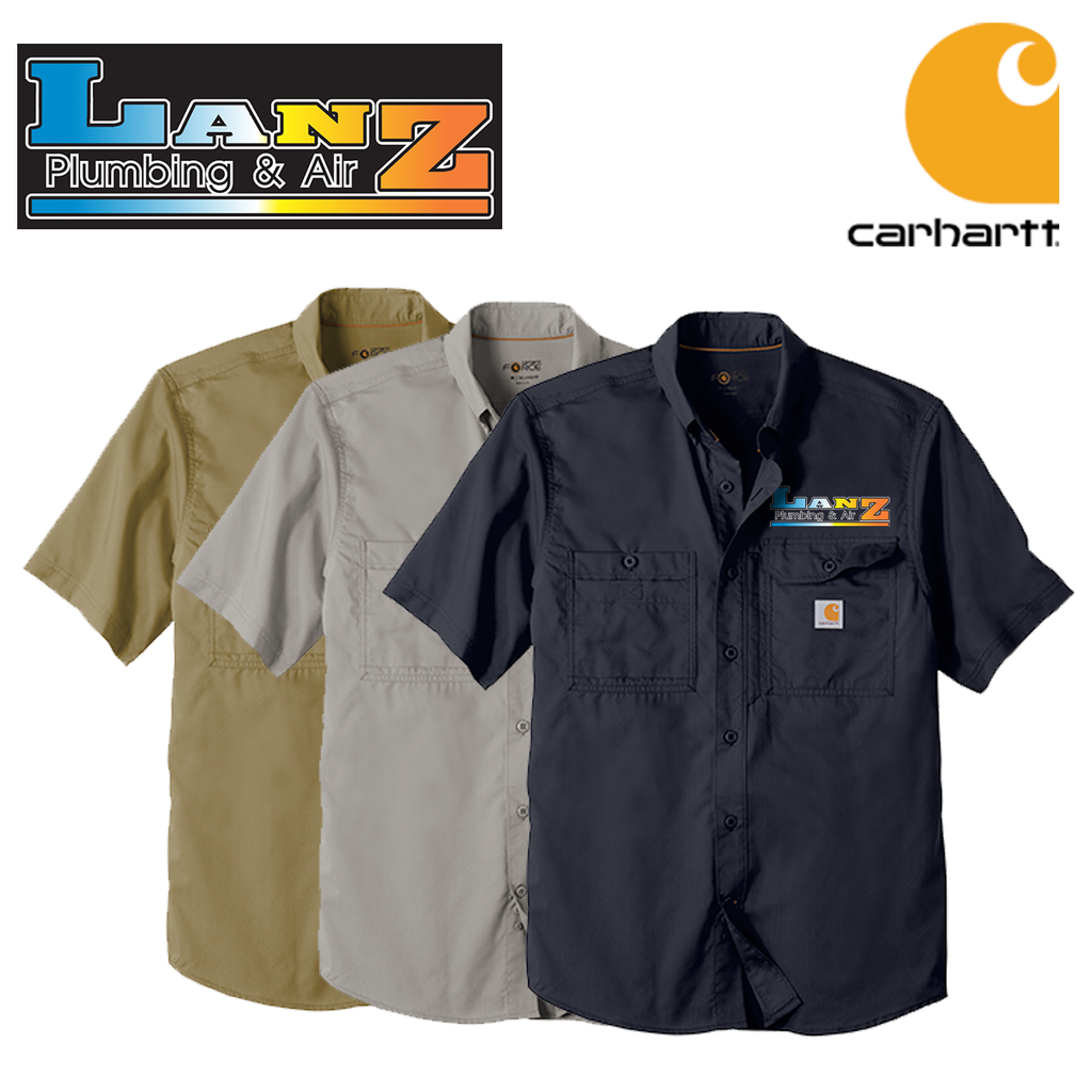 Lanz AZ - Carhartt Rugged Professional Series Short Sleeve Shirt - EMB