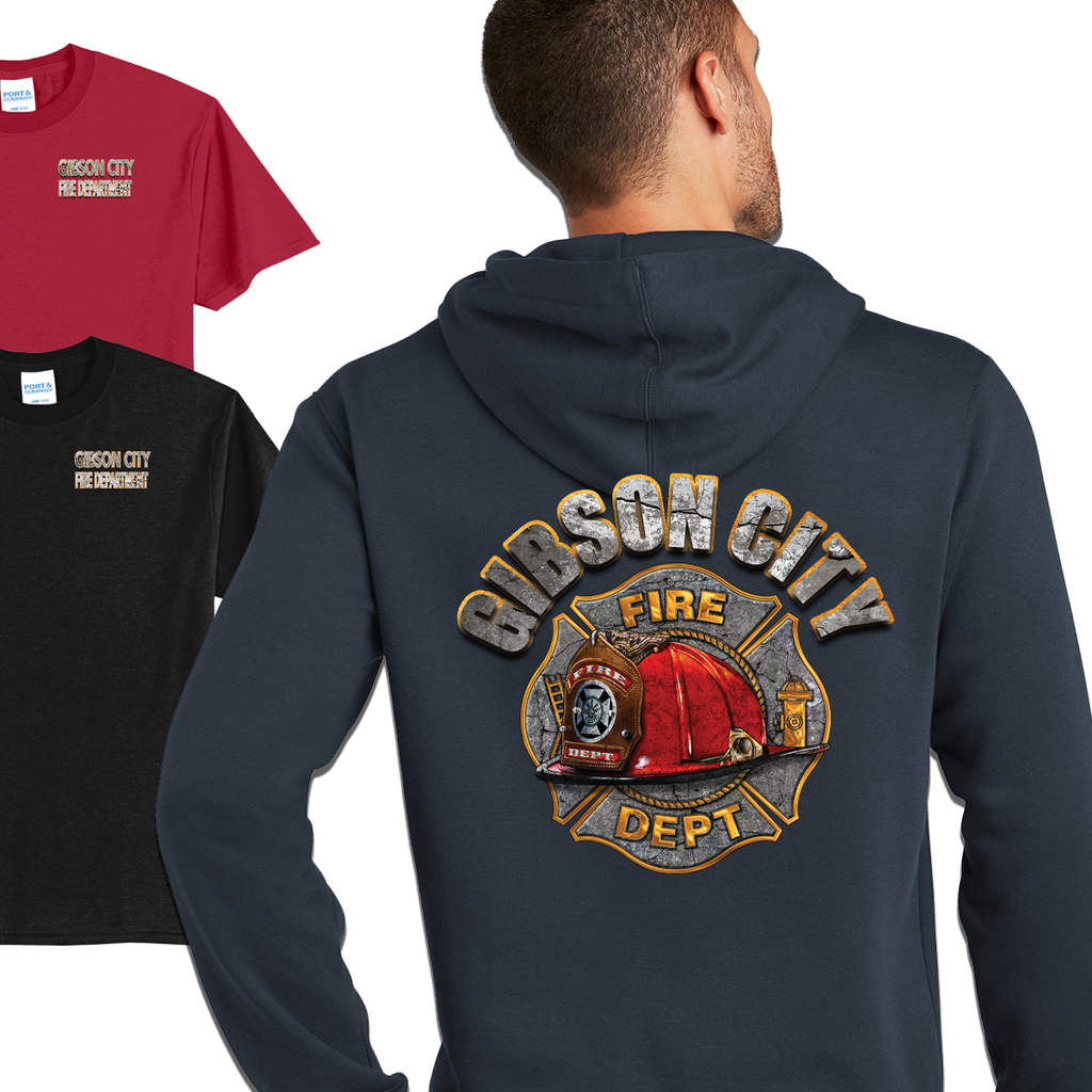 GCFD23 - Gibson City Fire Dept - Stone Print