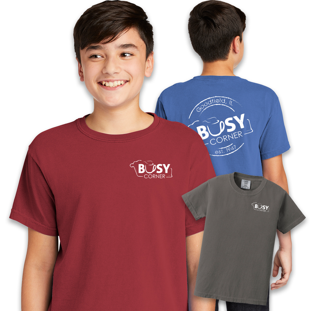 Busy Corner - Comfort Colors Youth Soft Tee