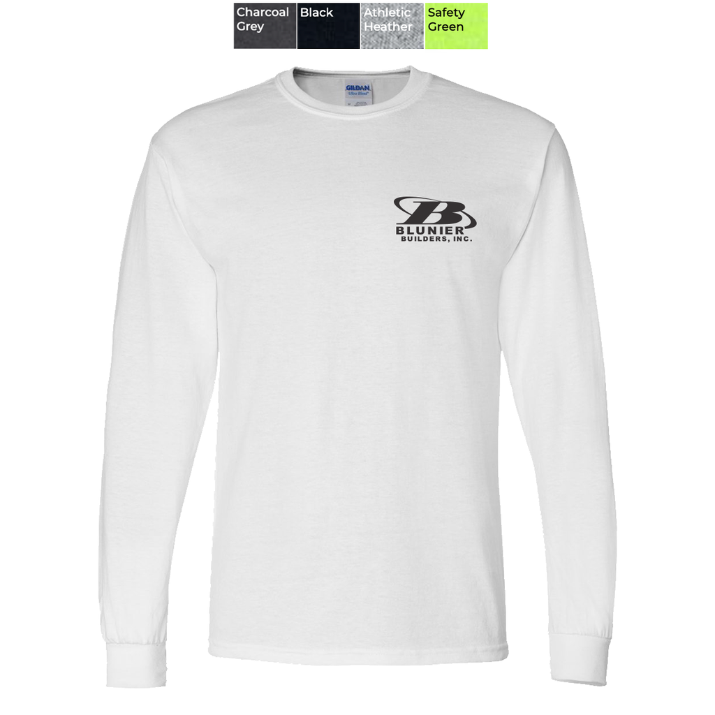 BB - Blunier Builders - 50/50 Blend Long Sleeve T-Shirt