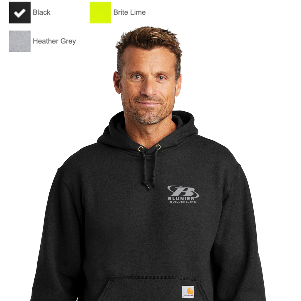 BB - Blunier Builders - EMB - Carhartt Midweight Hooded Sweatshirt