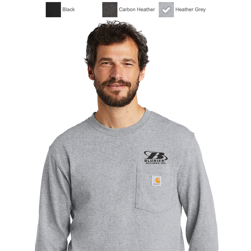 BB - Blunier Builders - Carhartt Pocket Long Sleeve Tee