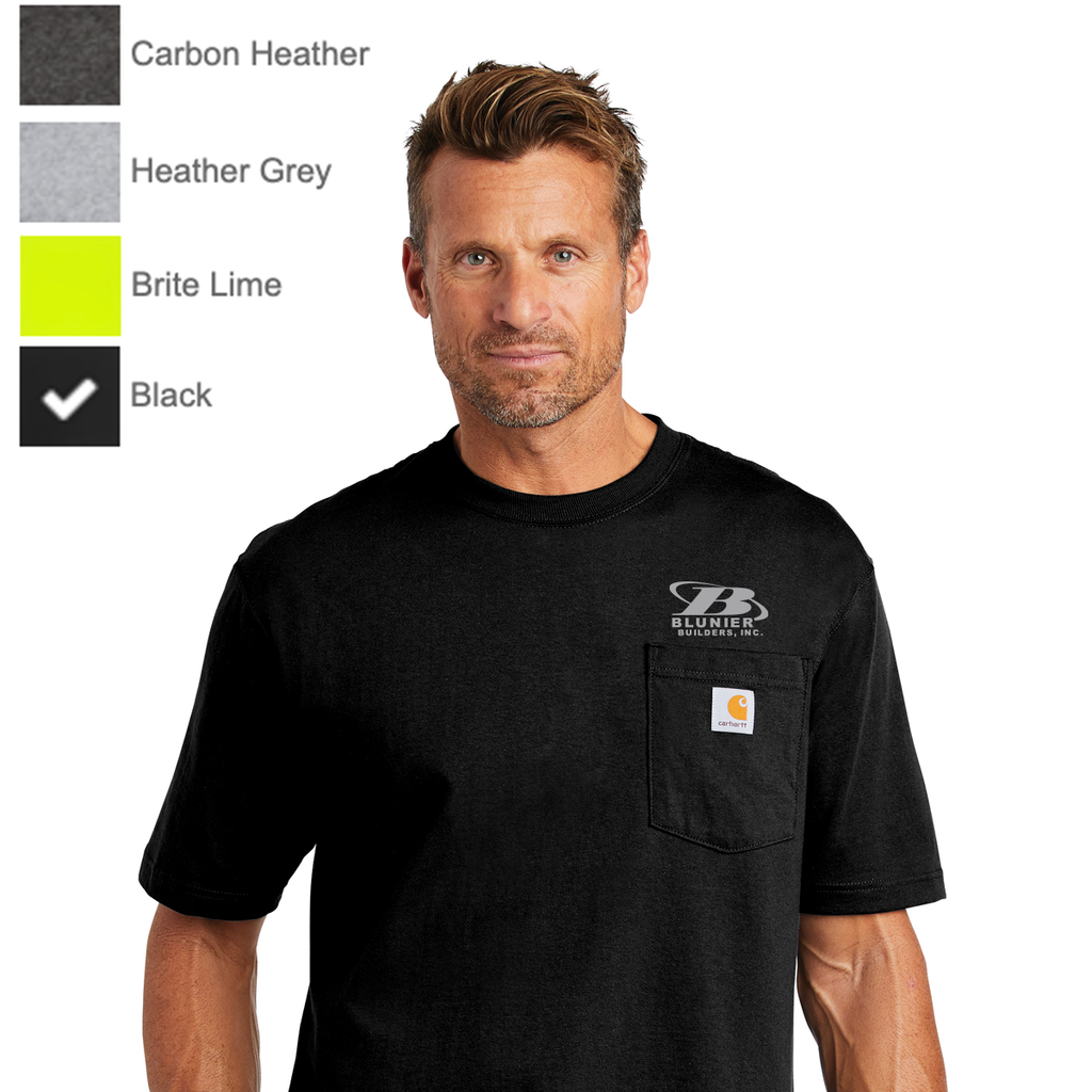 BB - Blunier Builders - Carhartt Pocket Short Sleeve Tee