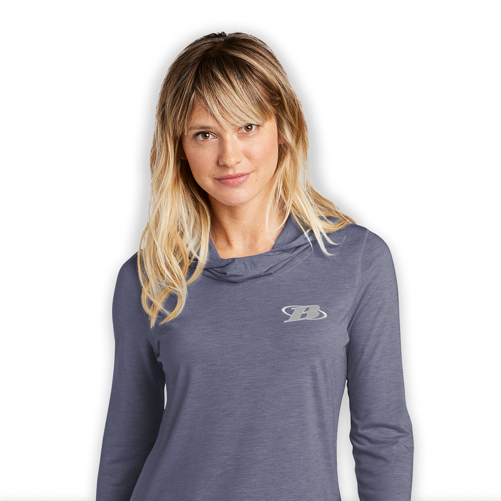 BB - Blunier Builders - EMB - Ladies Tri-Blend Wicking Hoodie