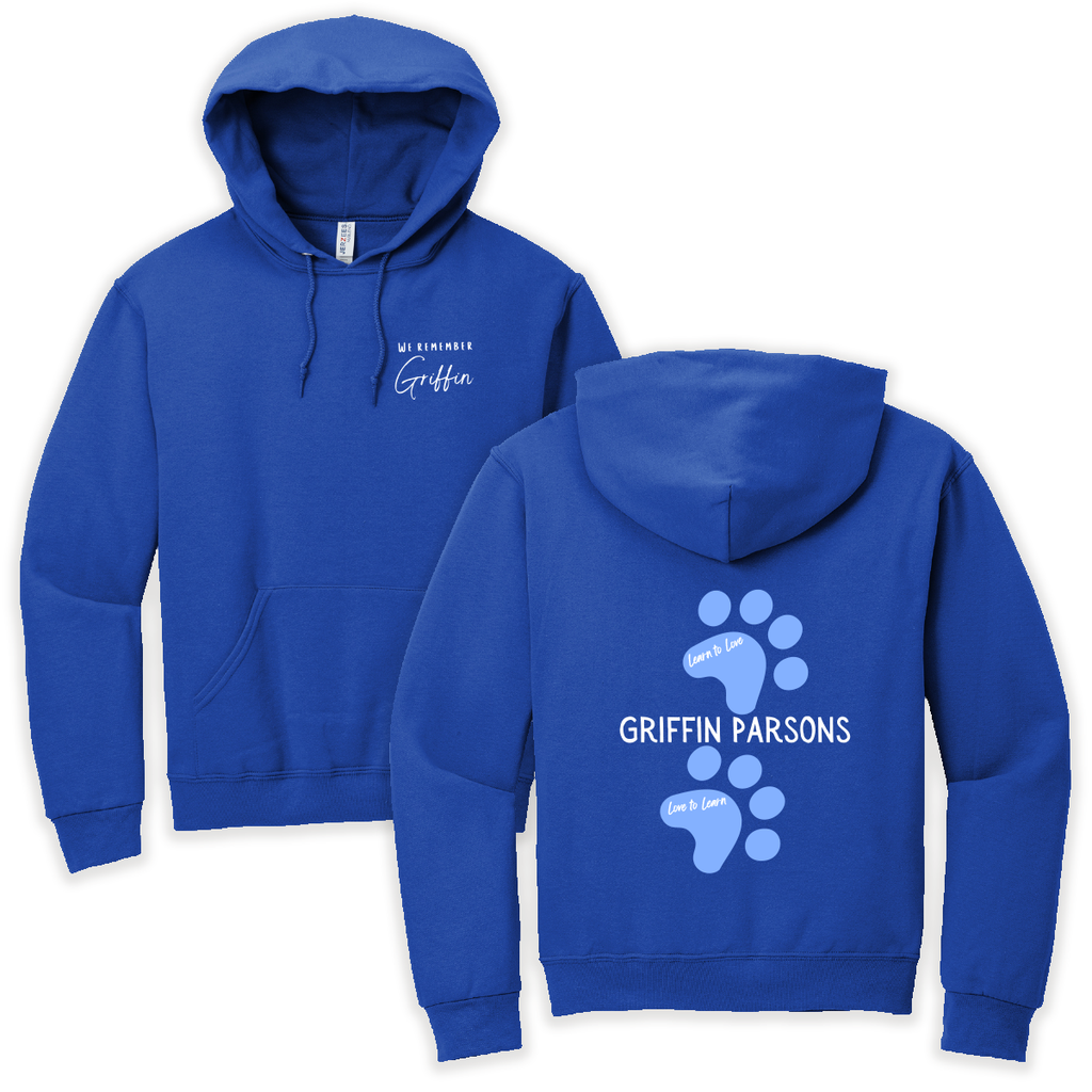 GPBO25 - Griffin Parsons Blue Out Night - 50/50 Cotton Poly Hoodie