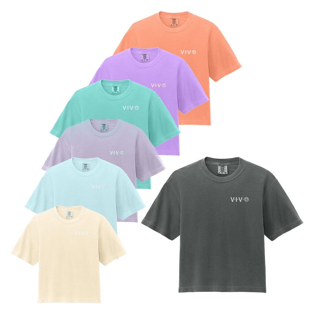 VIVO - Vivo Apparel - Women's Heavyweight Boxy Color Blast Tee