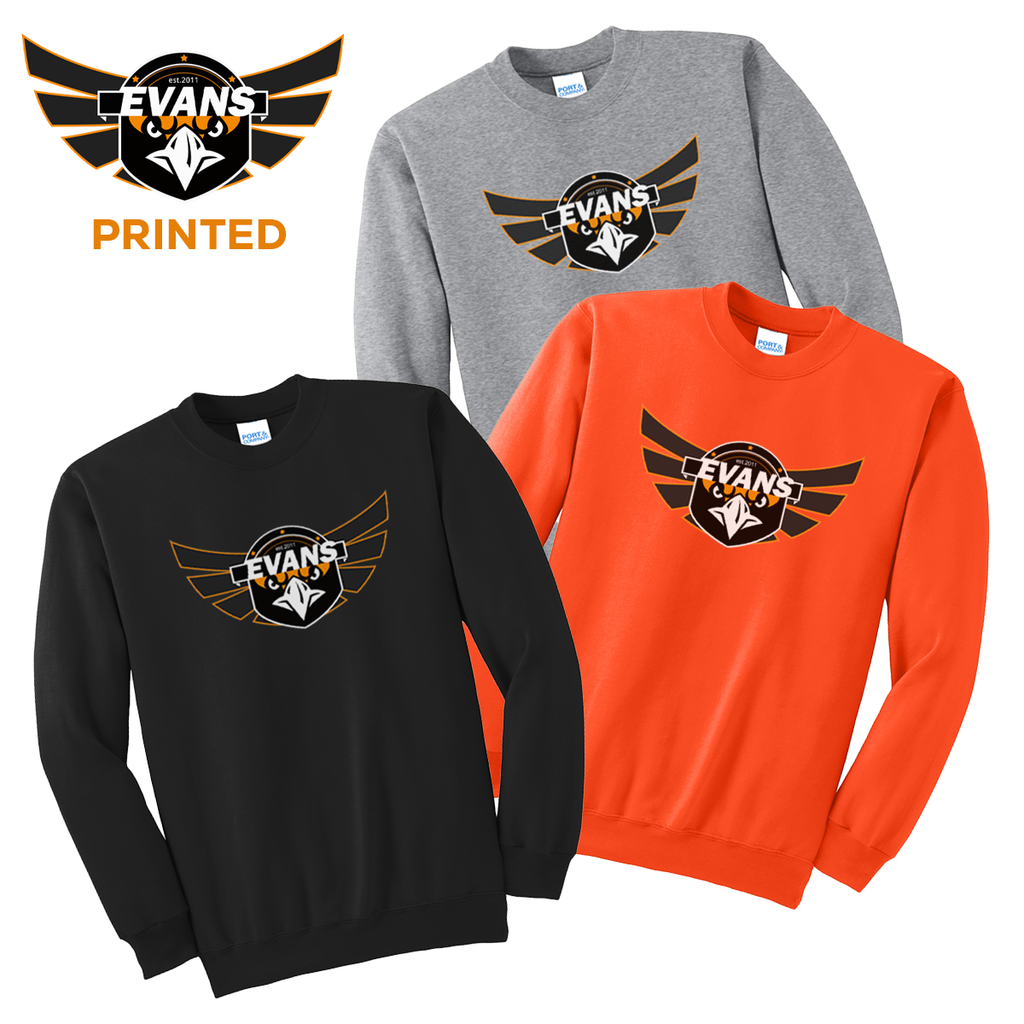 EJH25 - Evans Jr. High Spring 2025 - Crewneck Sweatshirt - Eagle Design