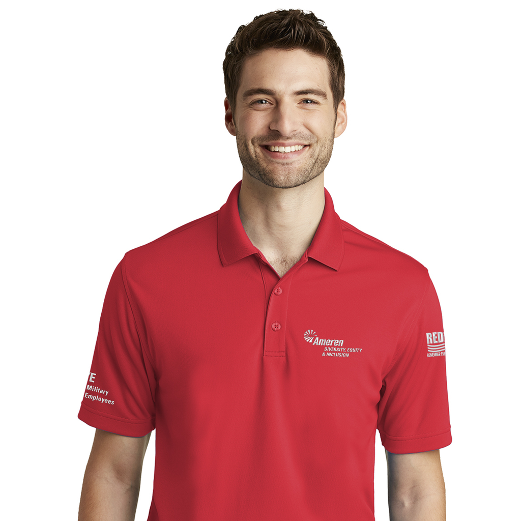 Ameren RED - EMB - Micro-Mesh Polo