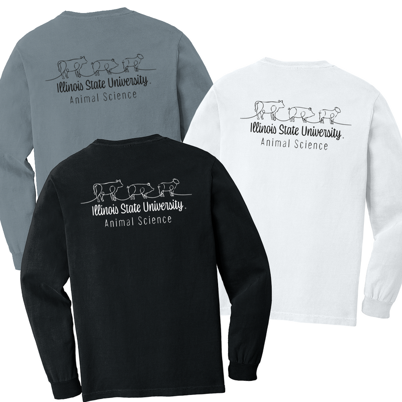 ISUAG25 - Hoof N Horn - Heavyweight Long Sleeve Pocket Tee - "Animal Science"