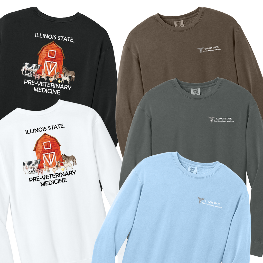 ISUAG25 - SPVA - Lightweight Crewneck Sweatshirt - "Pre-Vet Logo"