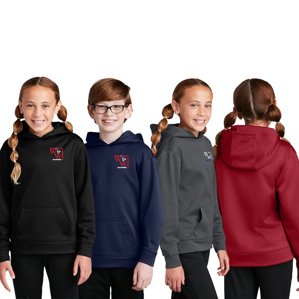 WWC23 - Wells & Wells - Youth Wicking Hoodie