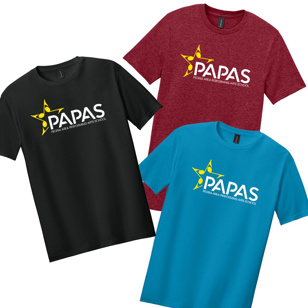 PAPAS - Peoria Area Performance Arts School - PAPAS - Short Sleeve Tee