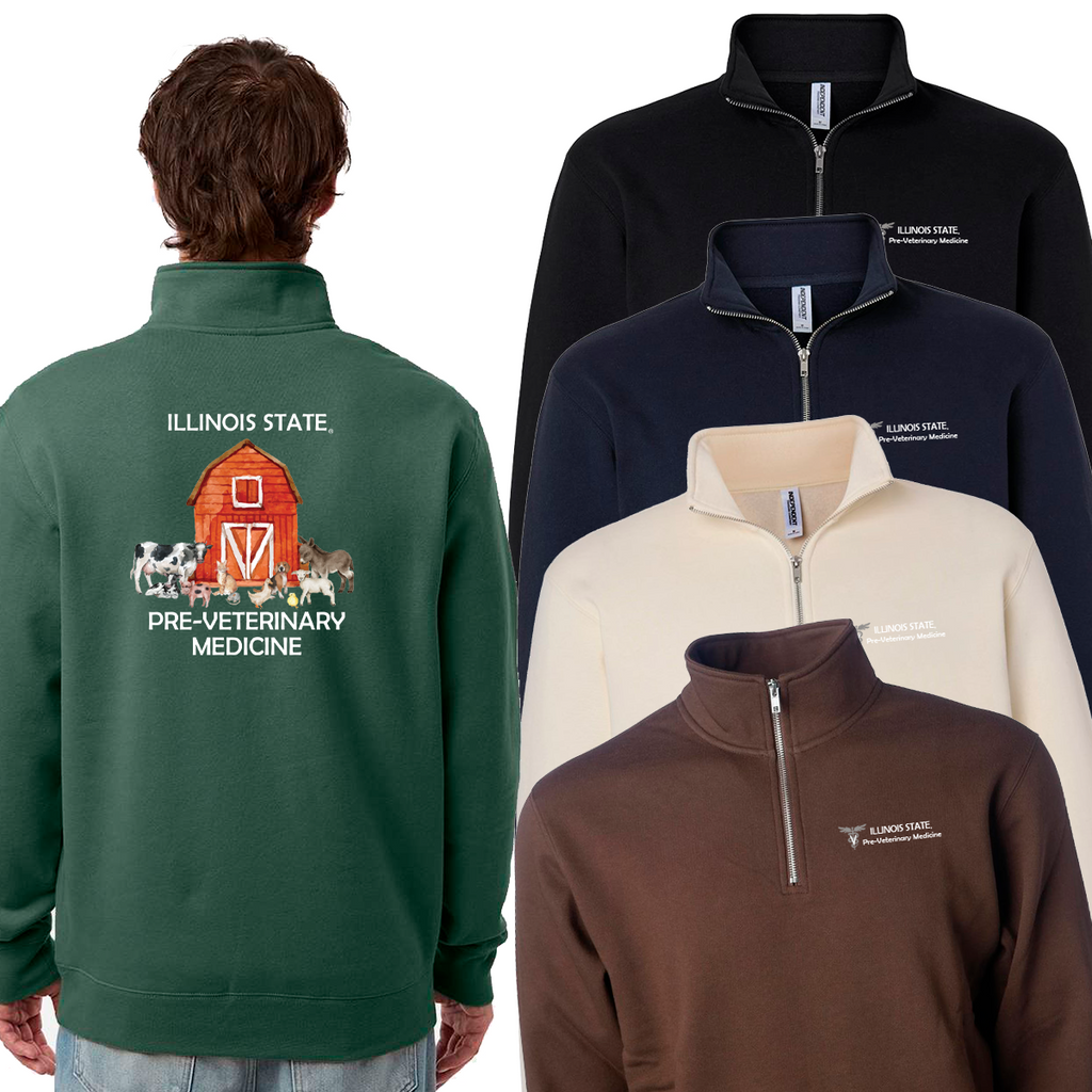 ISUAG25 - SPVA - Midweight Quarter-Zip Pullover - "Pre-Vet Logo"