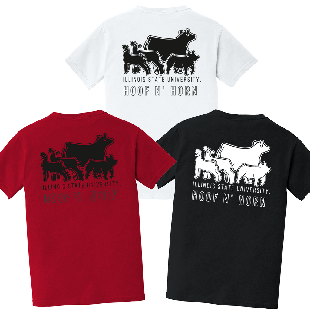 ISUAG25 - Hoof N Horn - Heavyweight Pocket Tee - "Hoof"