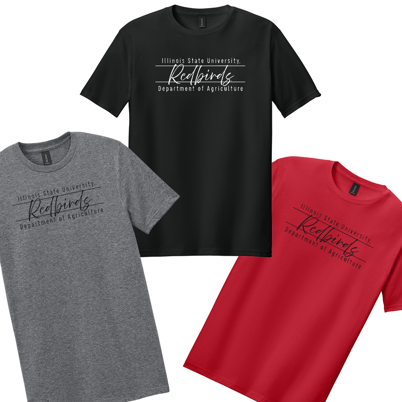 ISUAG25 - General Ag - Short Sleeve Tee - "Redbirds Script"