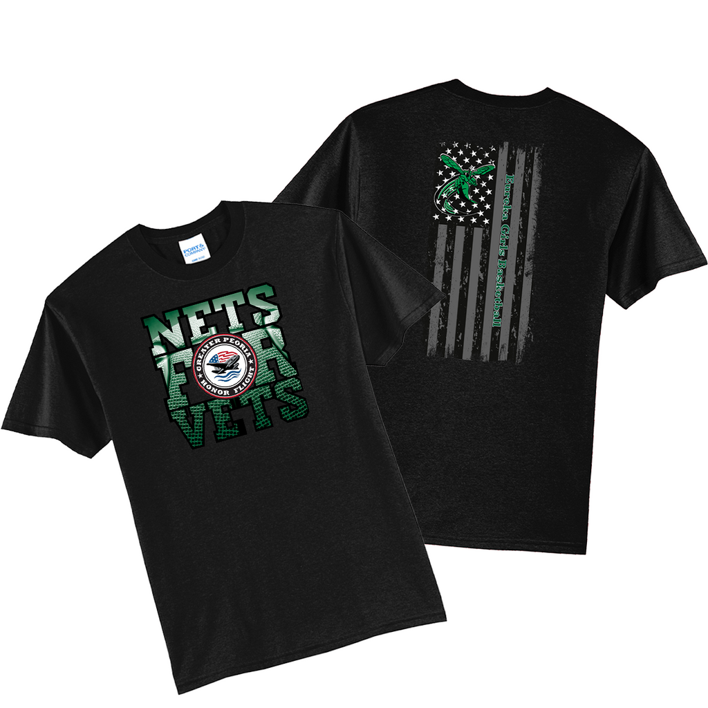 NFV25 - Nets for Vets - Short Sleeve Tee - Eureka Design