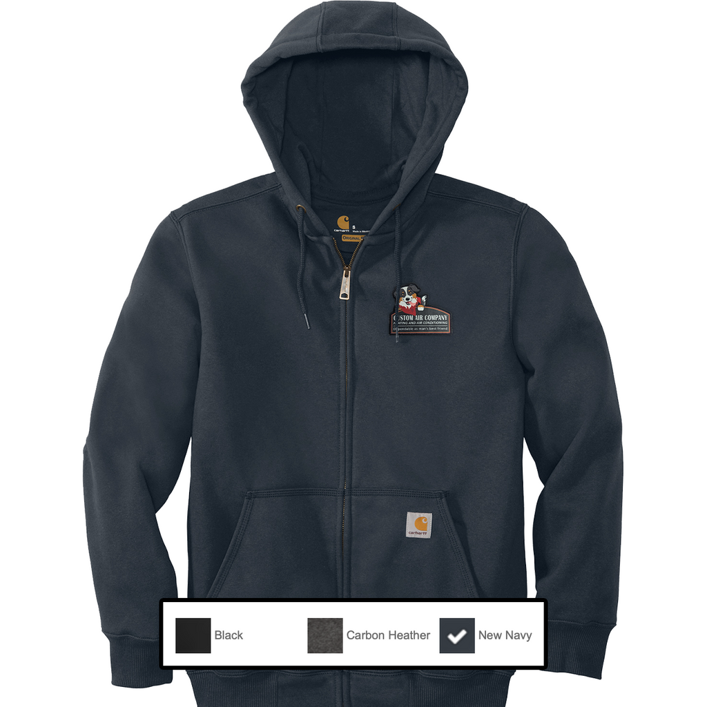 CA - Custom Air - Carhartt Rain Defender Heavyweight Hooded Zip Sweatshirt