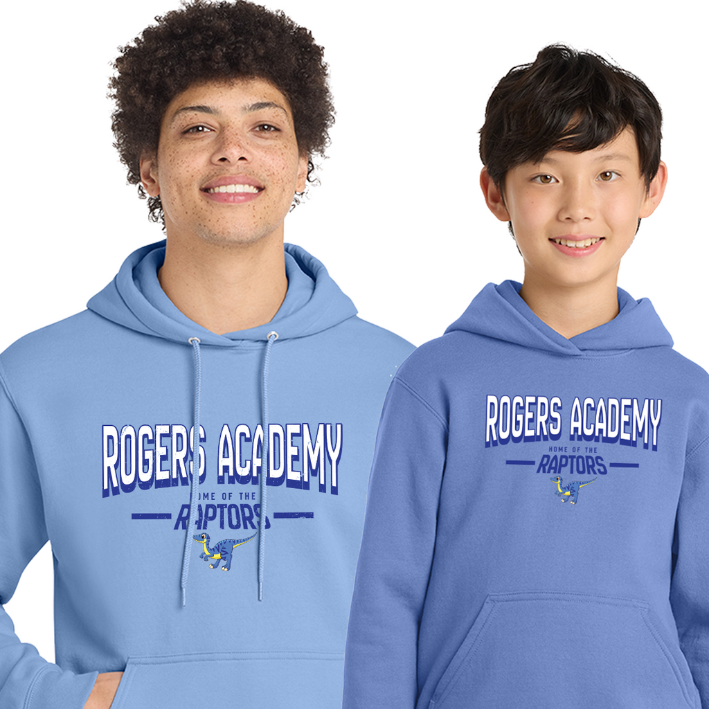 RA25 - Roger's Academy - Fleece Hooded Pullover