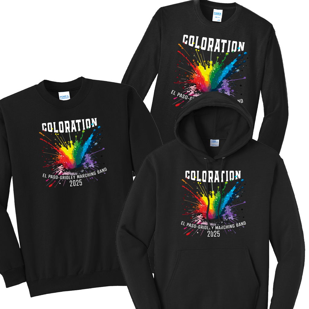 EPGB25 - El Paso-Gridley Band - Long Sleeve Apparel