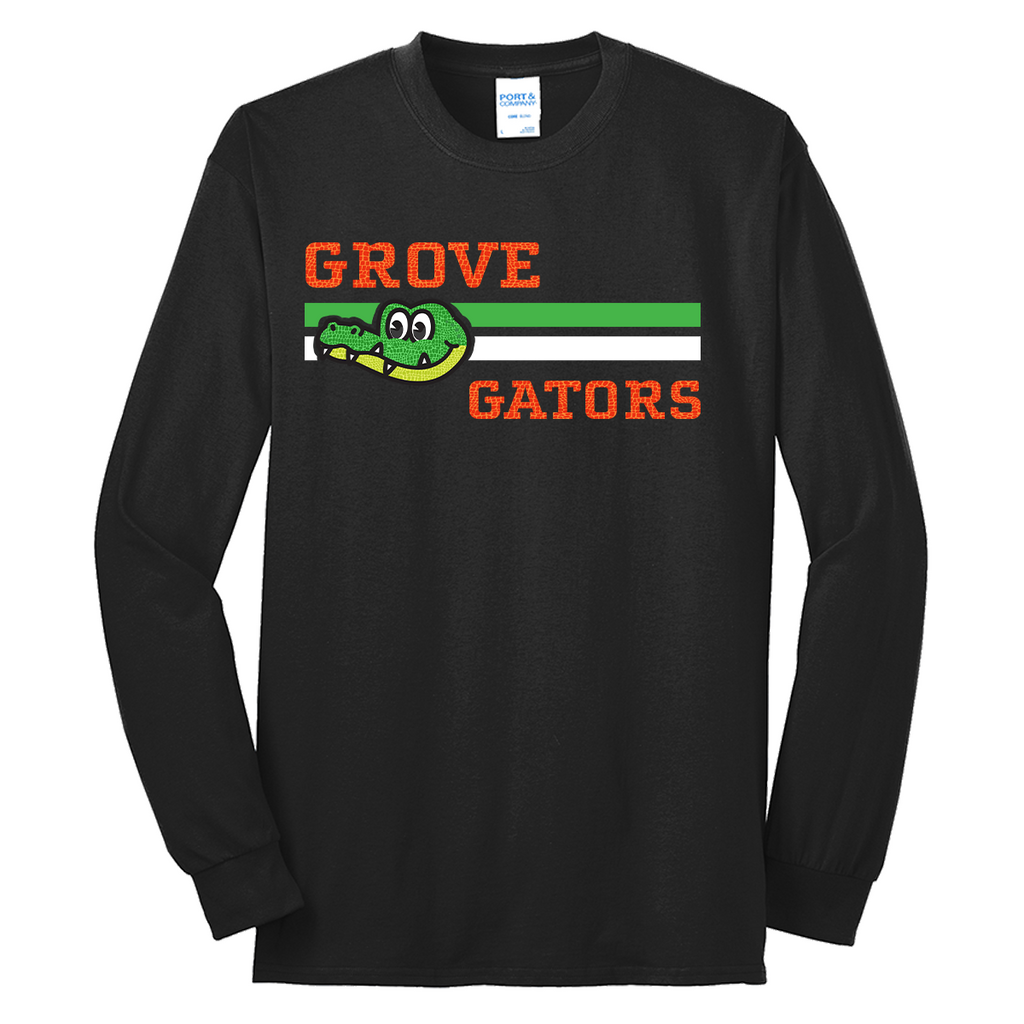 GGFS25 - Grove Gators Fall Spirit Wear - Long Sleeve Cotton Blend Tee