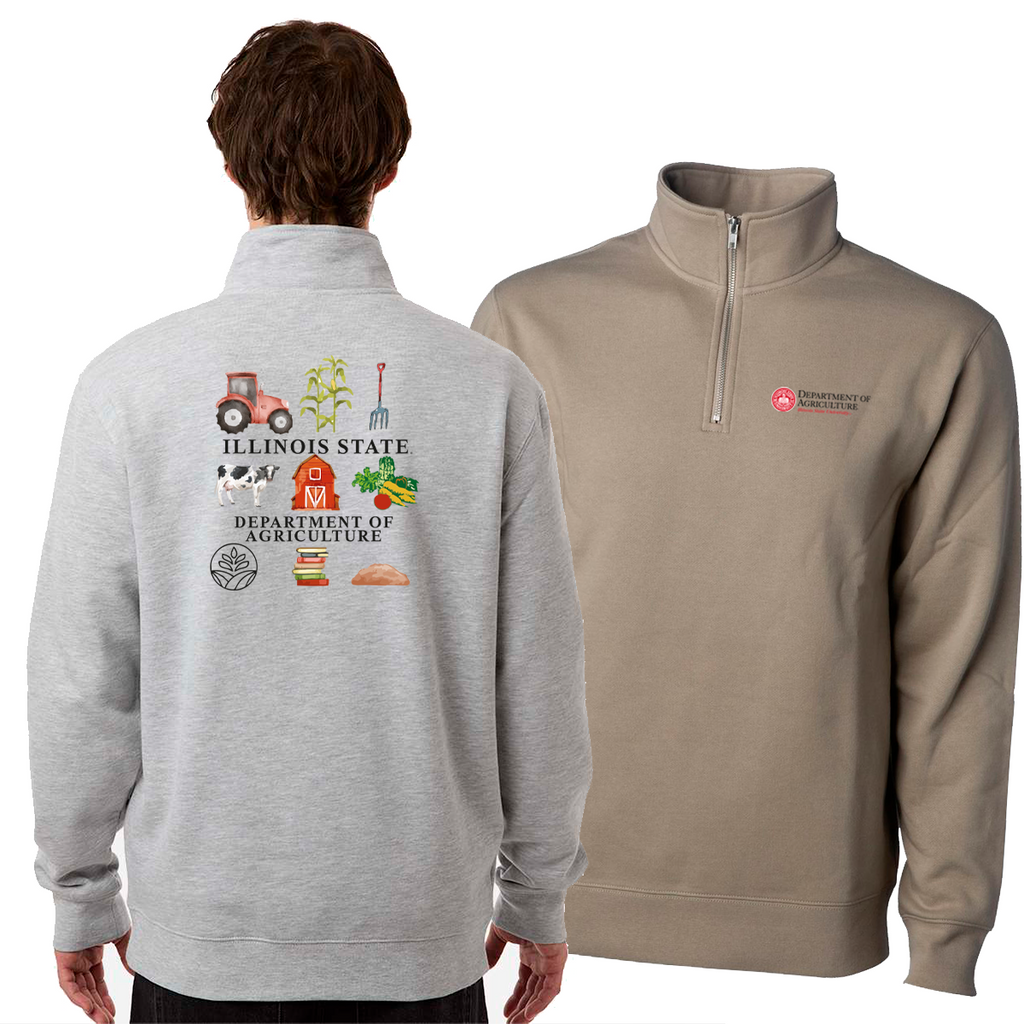 ISUAG25 - SPVA - Midweight Quarter-Zip Pullover - "SPVA-AG Logo"