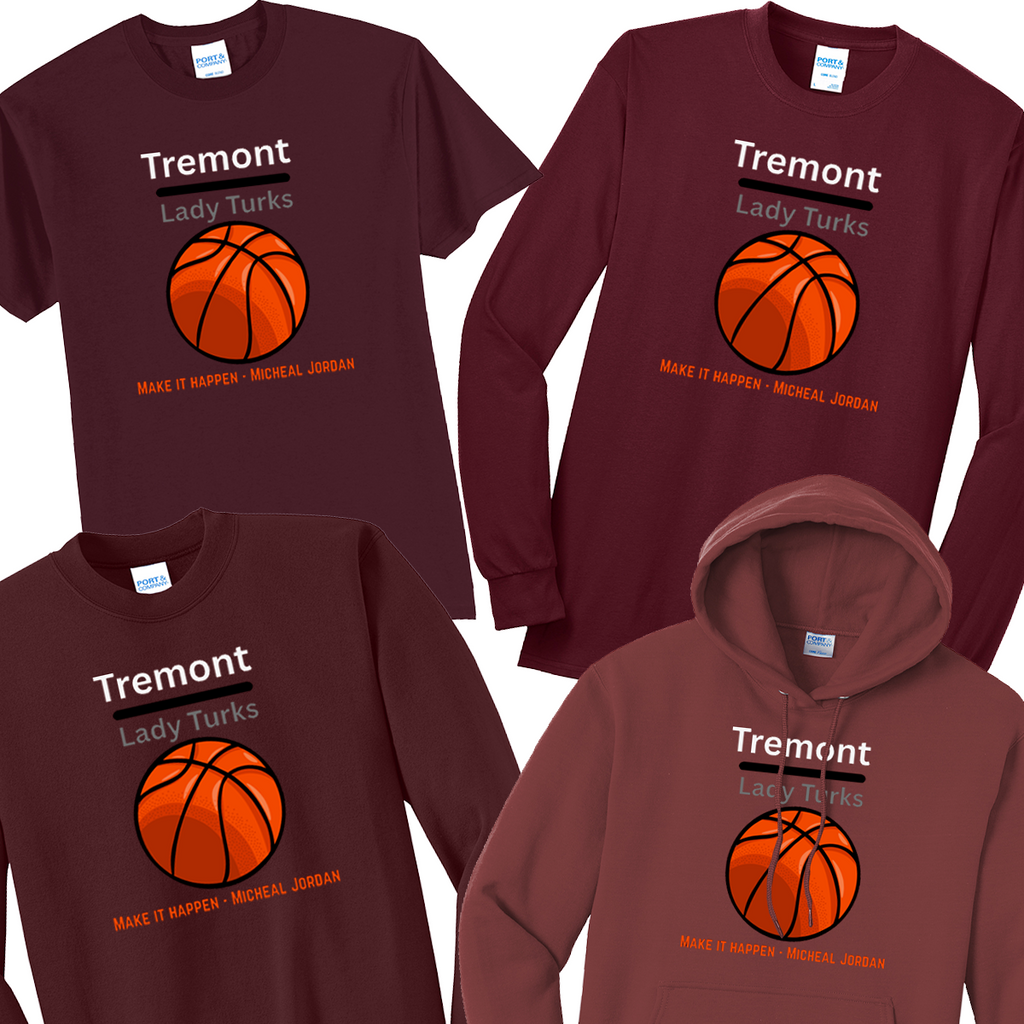TMSGB25 - Tremont MS Girls Basketball - Fan Apparel Lineup