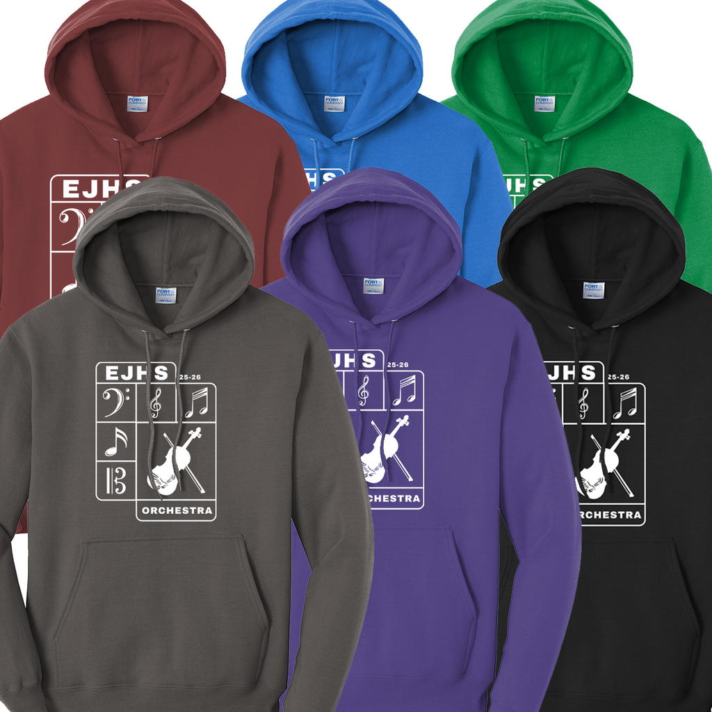 EJHO25 - Evans Jr. High Orchestra - Fleece Hooded Sweatshirt