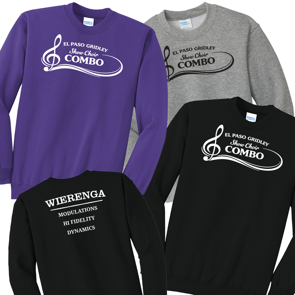 EPGSC26 - El Paso Gridley Show Choir - Crewneck Sweatshirt