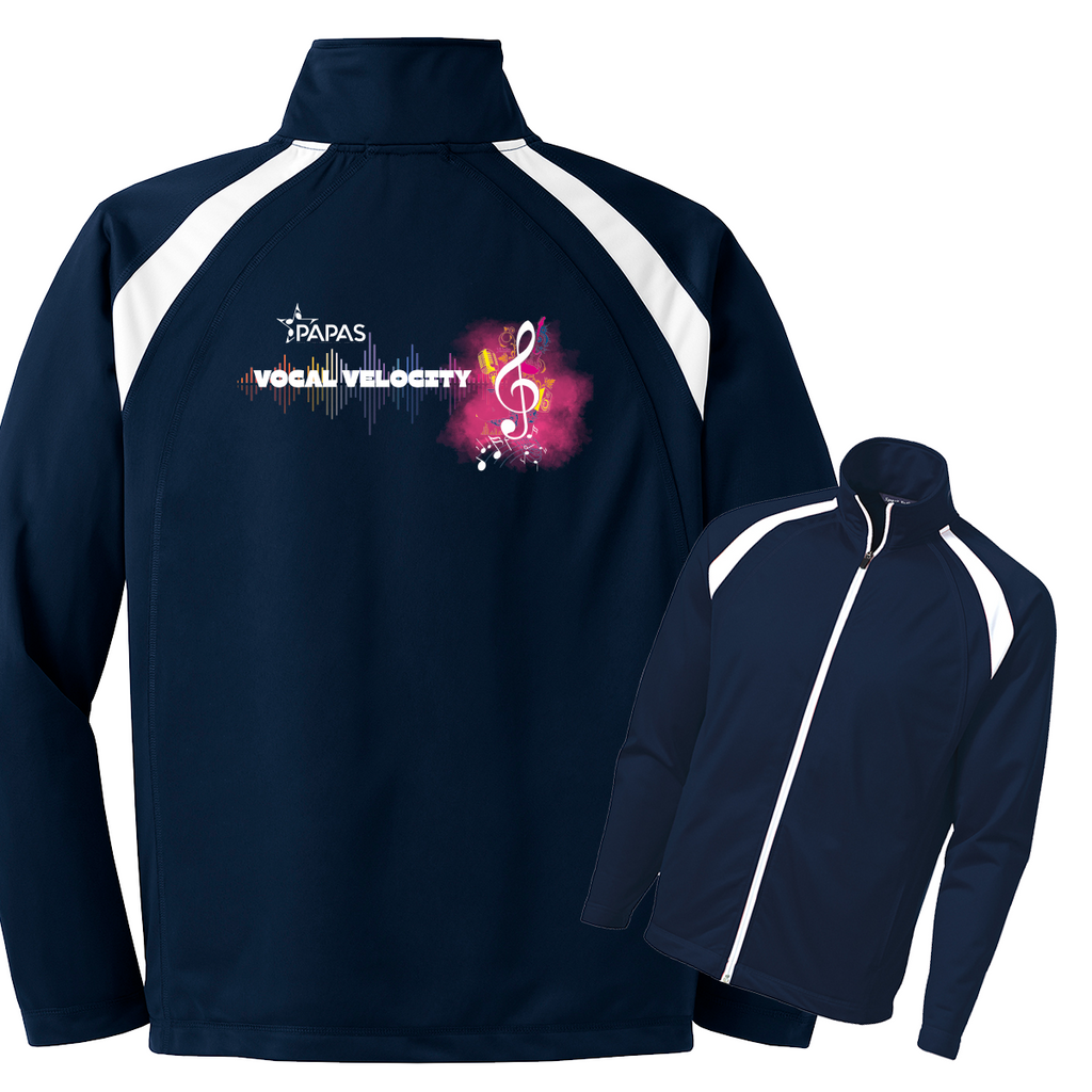 PAPAS - Peoria Area Performance Arts School - Vocal Velocity - Track Jacket
