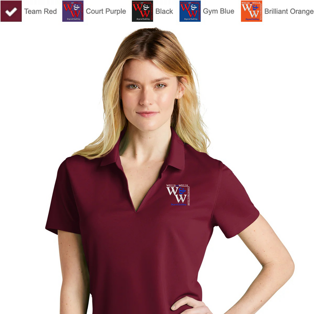 WWC22 - Wells & Wells Ladies - EMB - Nike Dri-FIT Polo