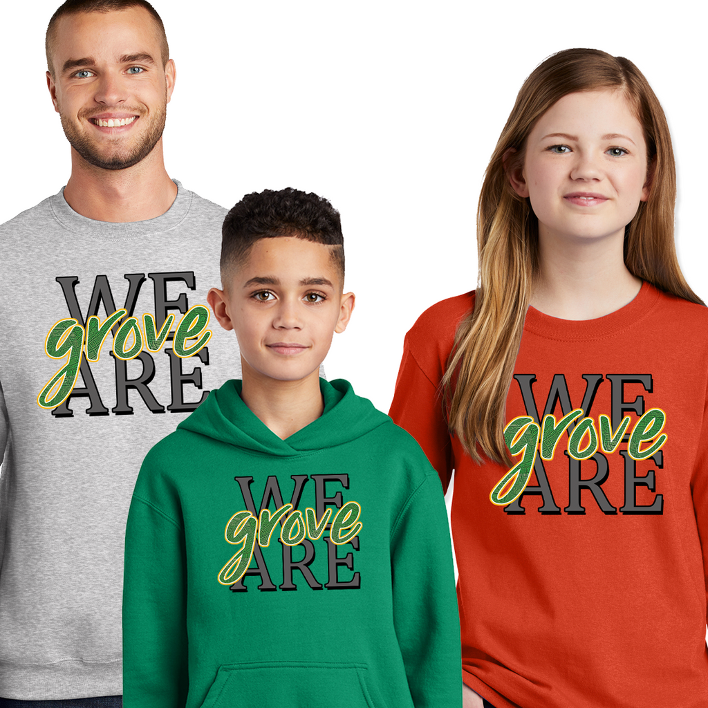 GVGTR24 - Grove Gators Elementary - "We are Grove" Print Lineup