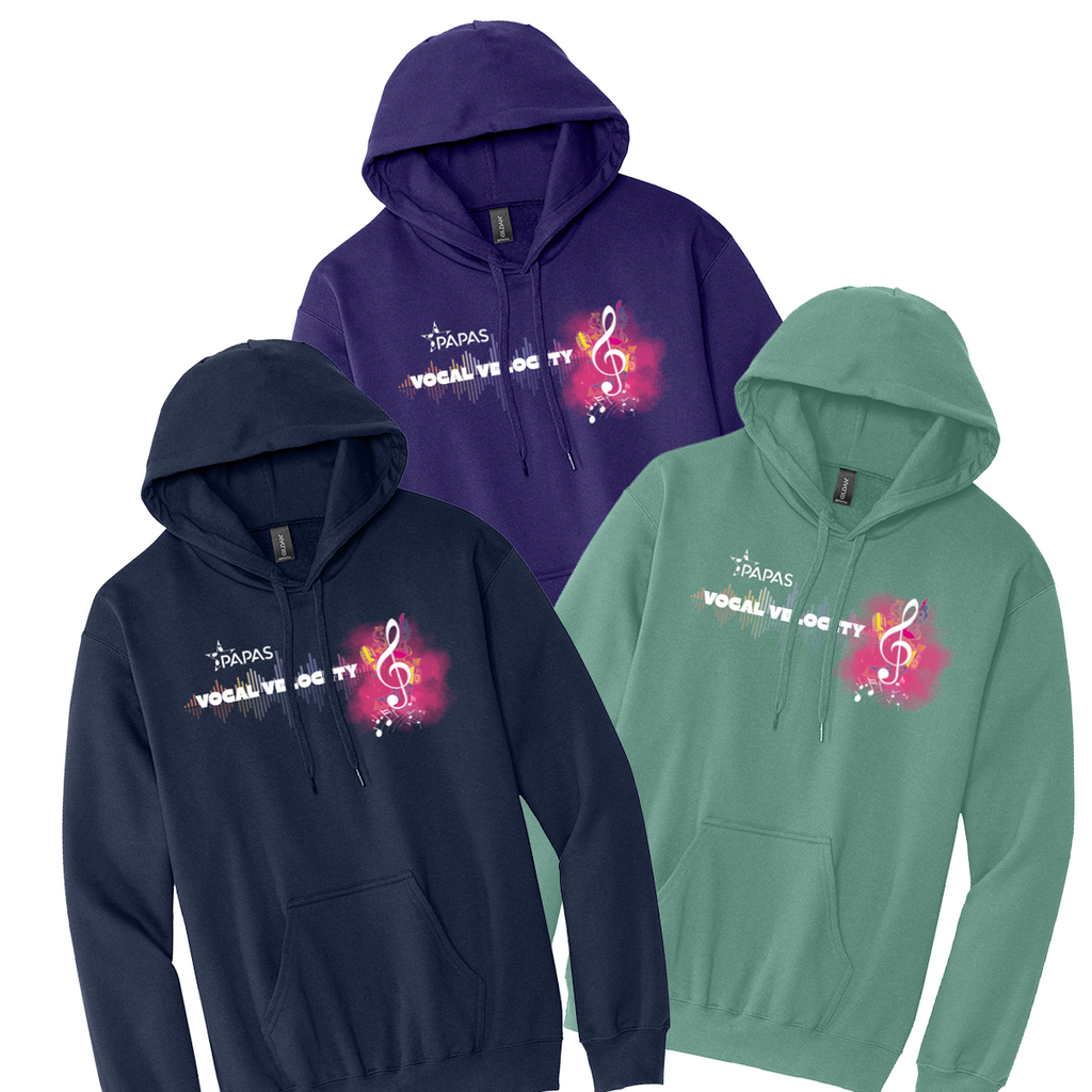 PAPAS - Peoria Area Performance Arts School - Vocal Velocity - Midweight Hoodie