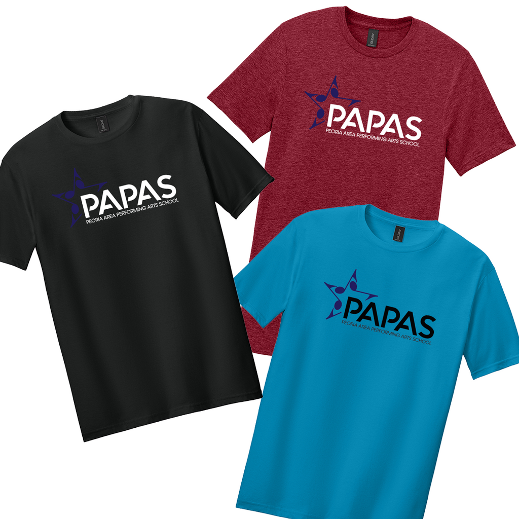 PAPAS - Peoria Area Performance Arts School - PAPAS - Short Sleeve Tee