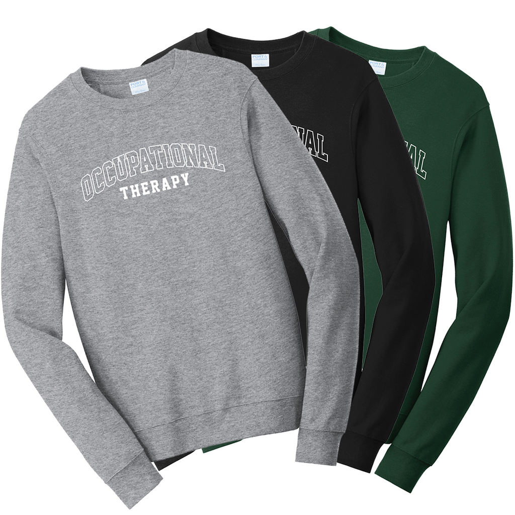 ICCOT24 - ICC Occupational Therapy - Block Letter Print - Crewneck Sweatshirt