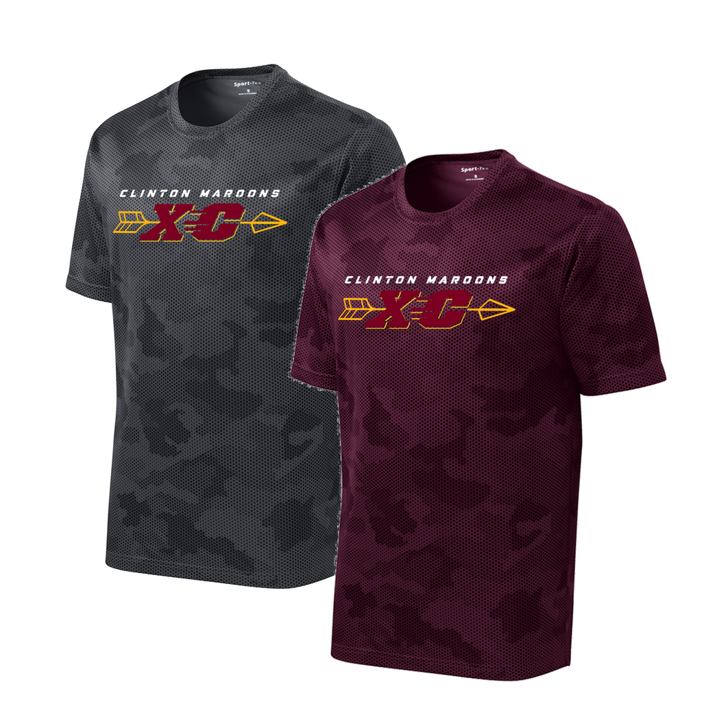 CHSXC26 - Clinton HS XC - Camohex Tee