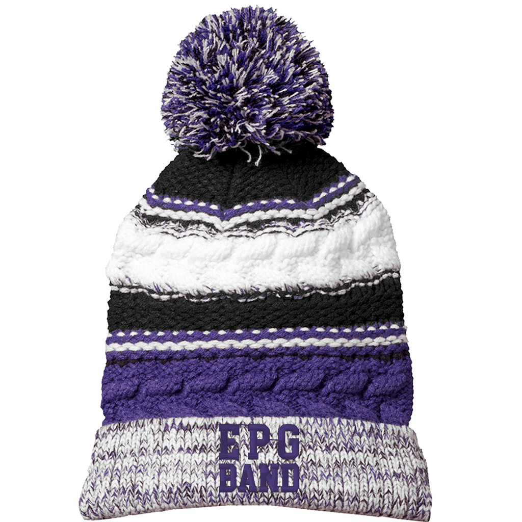 EPGBW26 - El Paso-Gridley Band - Pom Pom Team Beanie