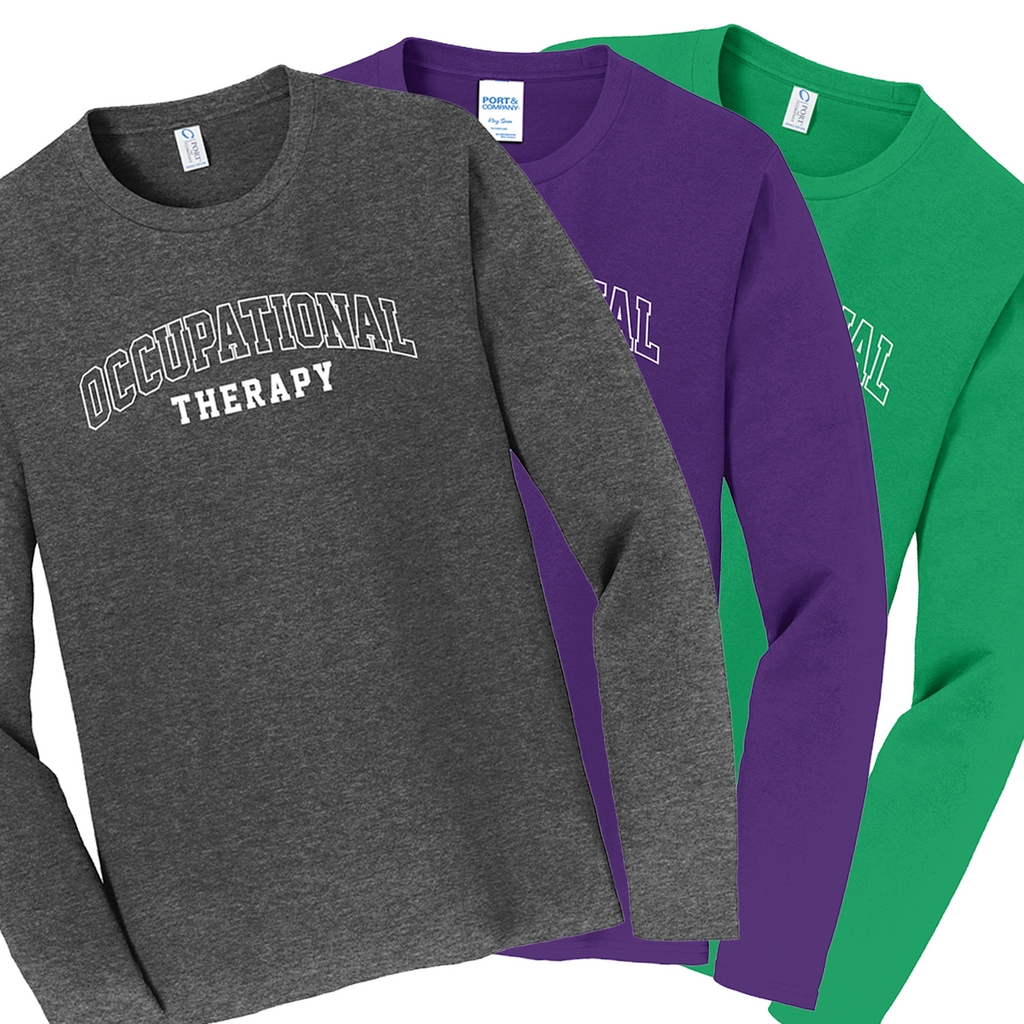 ICCOT24 - ICC Occupational Therapy - Block Letter Print - Long-Sleeve Tee