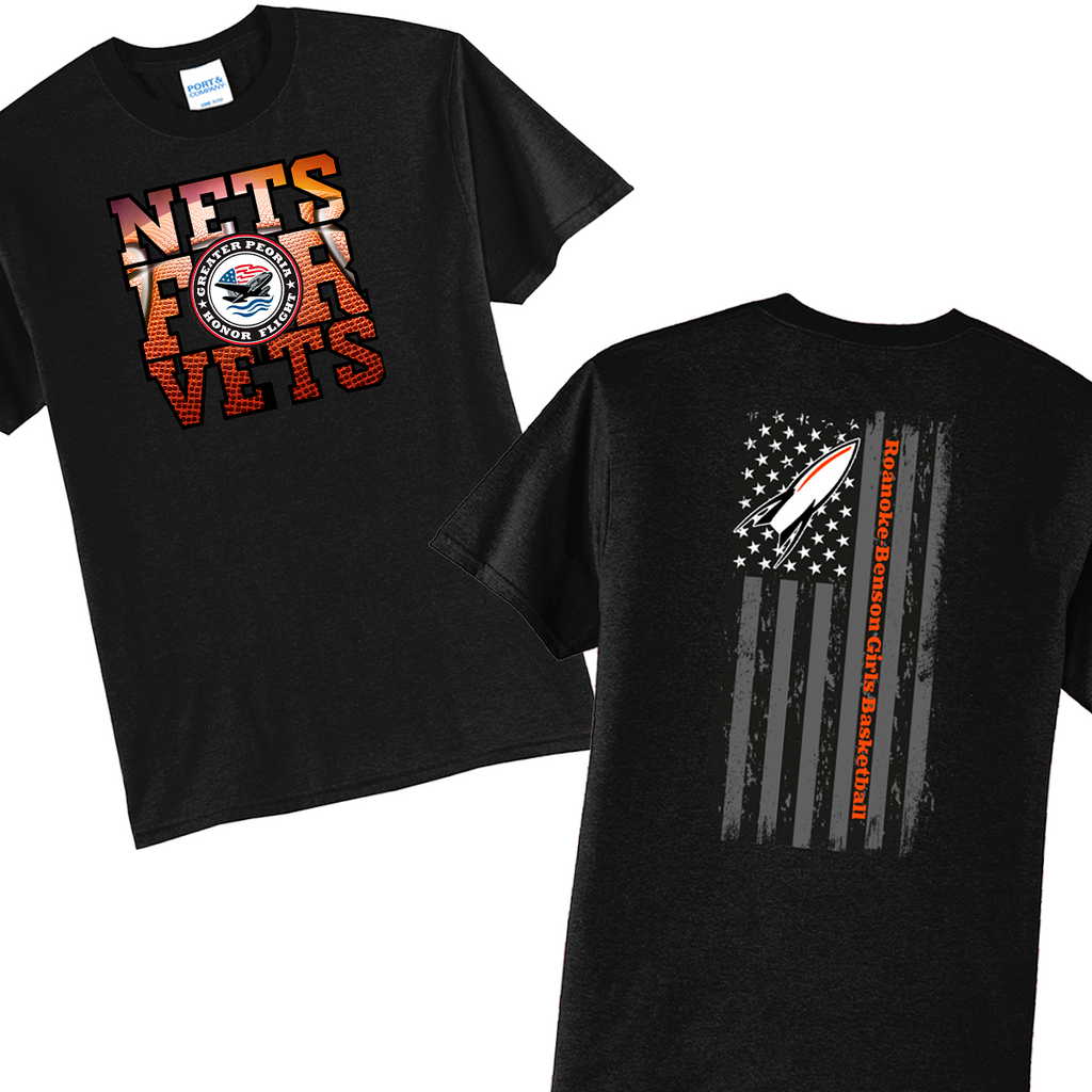 NFV25 - Nets for Vets - Short Sleeve Tee - Roanoke Design