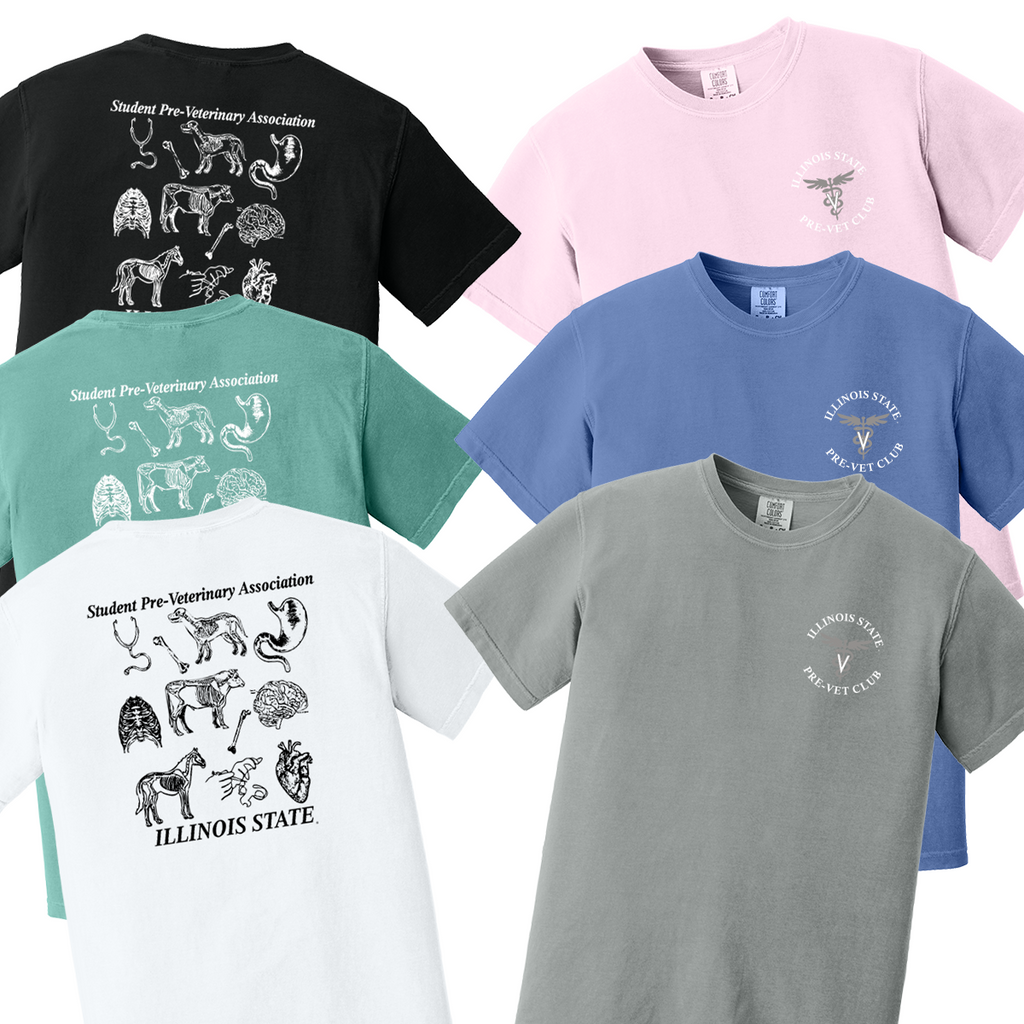 ISUAG25 - SPVA - Heavyweight Short Sleeve Tee - "Pre-Vet Club Logo"