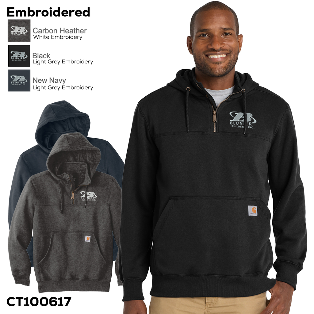 BBR - Blunier Builders - EMB - Carhartt Rain Defender Heavyweight Zip Sweatshirt