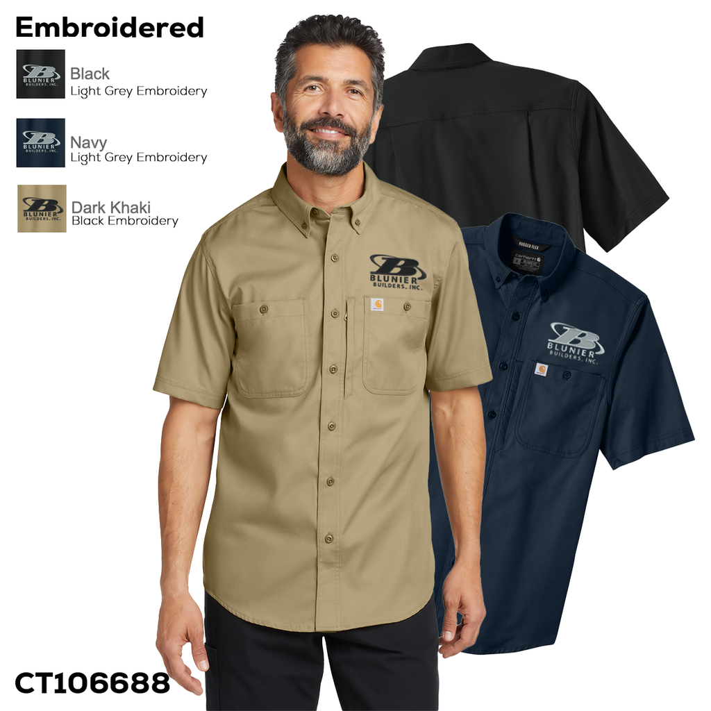 BBR - Blunier Builders - EMB - Carhartt Professional Series Short Sleeve Shirt