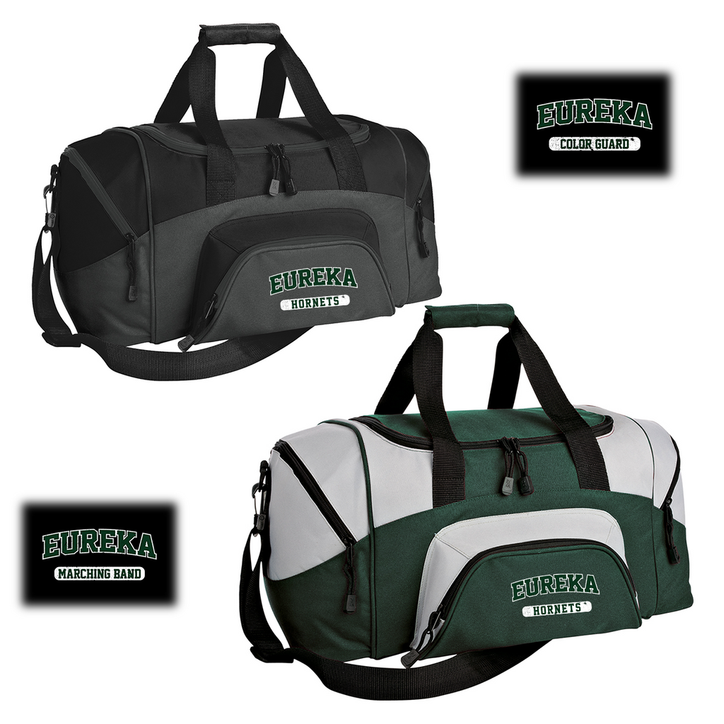 EHSMB25 - Eureka High School Marching Band - Small Colorblock Sport Duffel