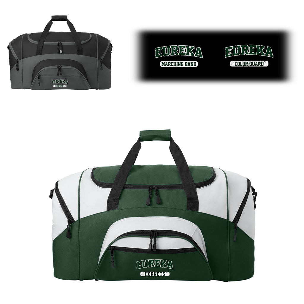 EHSMB25 - Eureka High School Marching Band - Standard Colorblock Sport Duffel