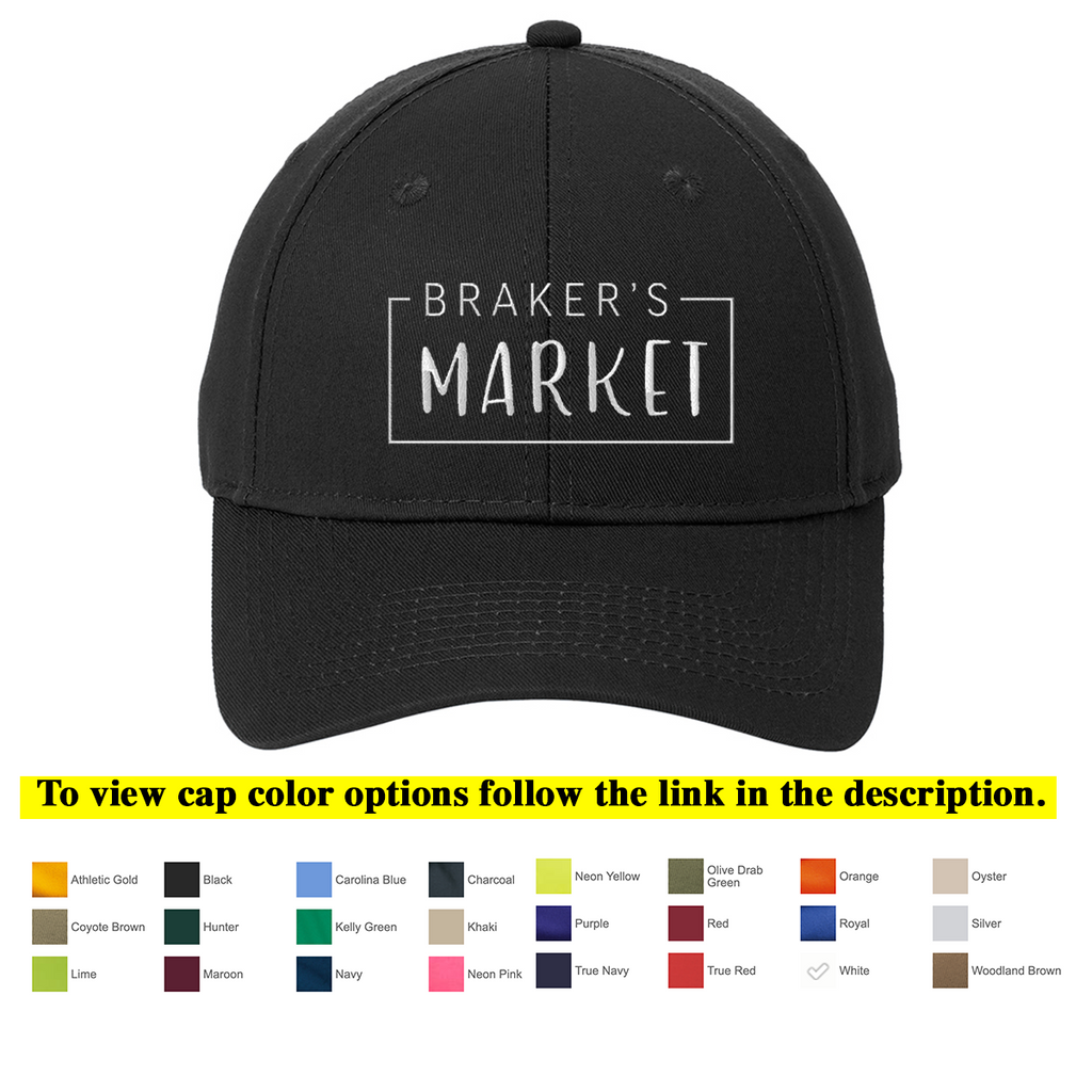 BCBM - Braker's Market Six-Panel Twill Cap