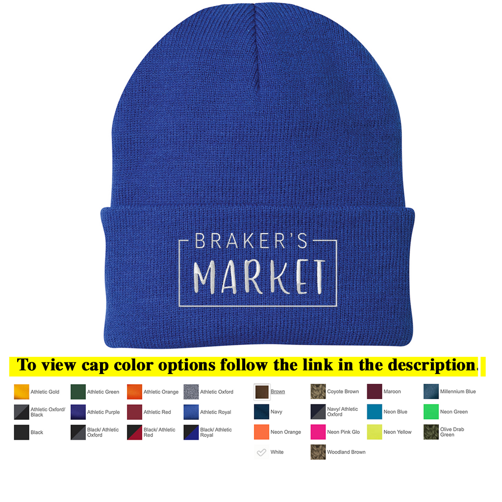 BCBM - Braker's Market Knit Cap