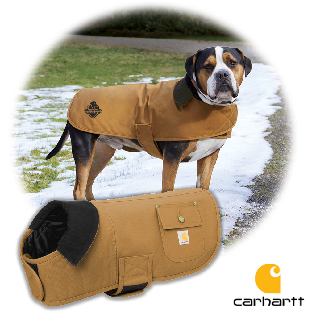 FPSD24 - EMB - Freedom Paws Service Dogs - Carhartt Dog Chore Coat