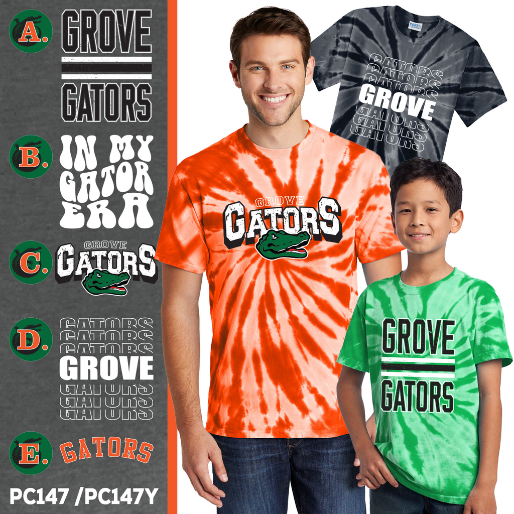 GGS25 - Grove Gators Spring Sale - Tie-Dye Tee