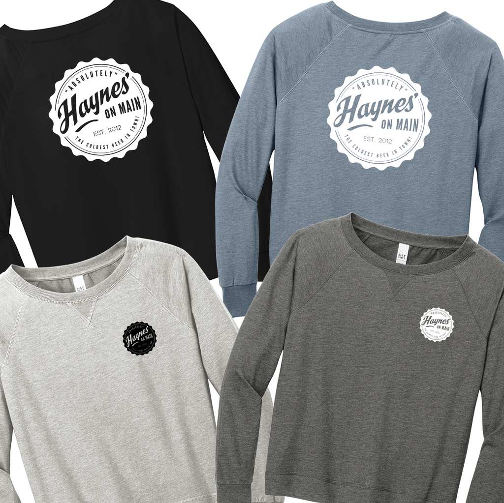 HOM23 - Haynes' on Main - Featherweight French Terry - Long Sleeve Crewneck